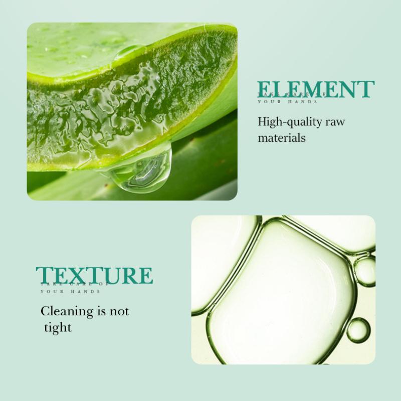 Aloe Vera Reinigungsseife 100g Reinigende Glatte Handgemachte Ätherische Ölseife
