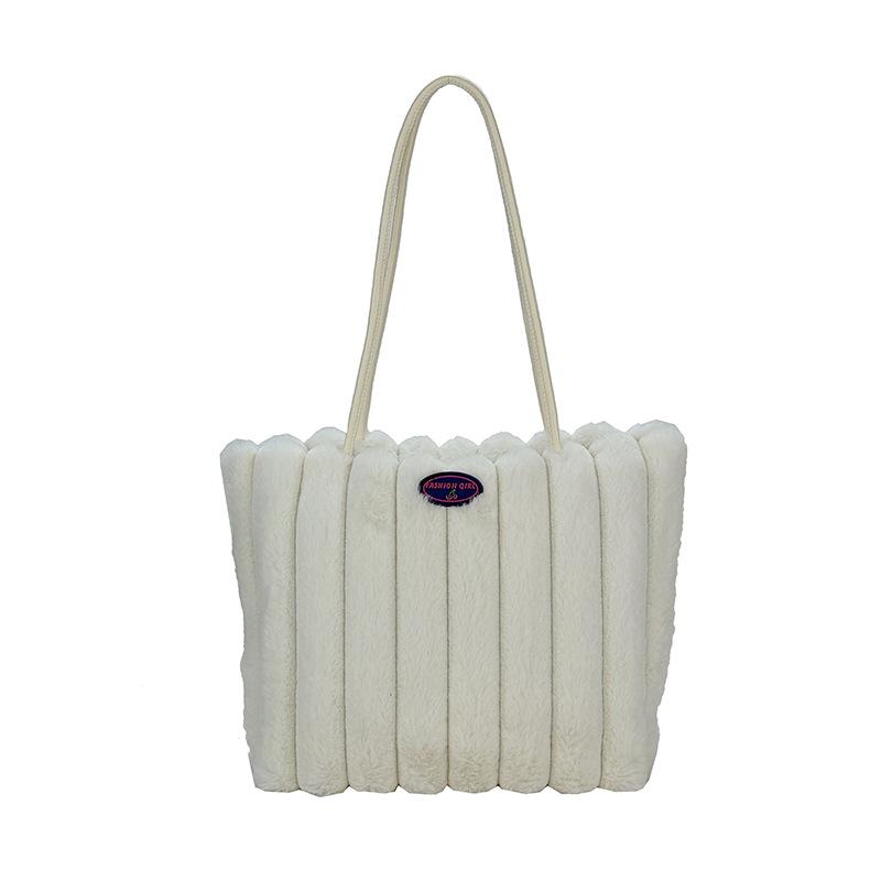 

Сумка Женская 2025 Осень и Зима Новая Плюшевая Сумка-Тоут Милая Портативная Меховая Сумка Универсальная Повседневная На Плечо Женская Сумка