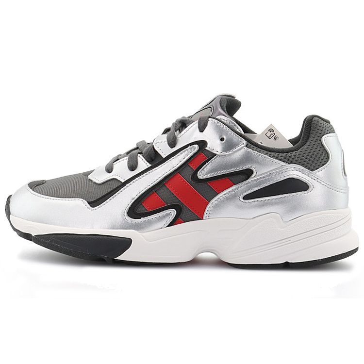 

Adidas Yung-96 Chasm Silver Metallic Scarlet Мужские кроссовки Серые EE7240