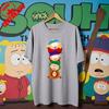 South Parks kleiner fetter Junge Cartman Süßes Cartoon Gedrucktes T-Shirt Shirt Humorvolle Streetwear Unisex Sommer Rundhals Kurzärmlig