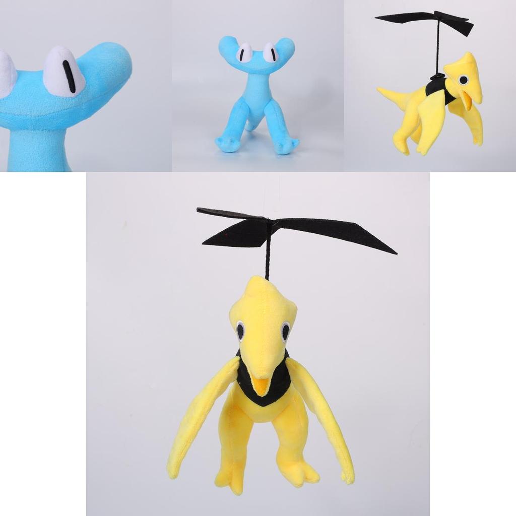 Rainbow Friends Kapitel 2 Dinosaurier Plüschtier Weich und kuschelig Kurzer Plüsch Stofftier von Jili