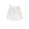 2026 Summer Women's High-Waisted Pink Denim Shorts, Age-Reducing Loose Straight Wide-Leg A-Line Hot Pants