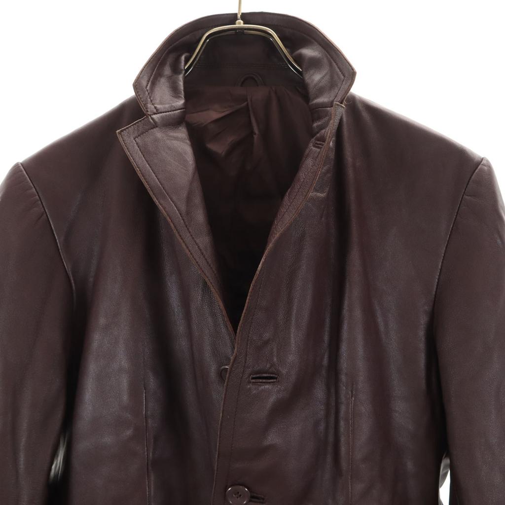 COMME CA DU MODE MEN leather jacket 2 Brown Men's Used