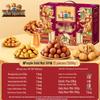 Three Squirrels Luxury Nut Gift Box: Purple Diamond & Orange Red Dragon Design for New Year Festival