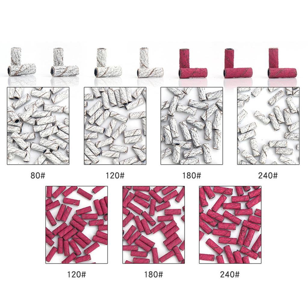 50pcs Small Nail Sanding Bands for Manicure Smooth and Durable Tools for Nail Art