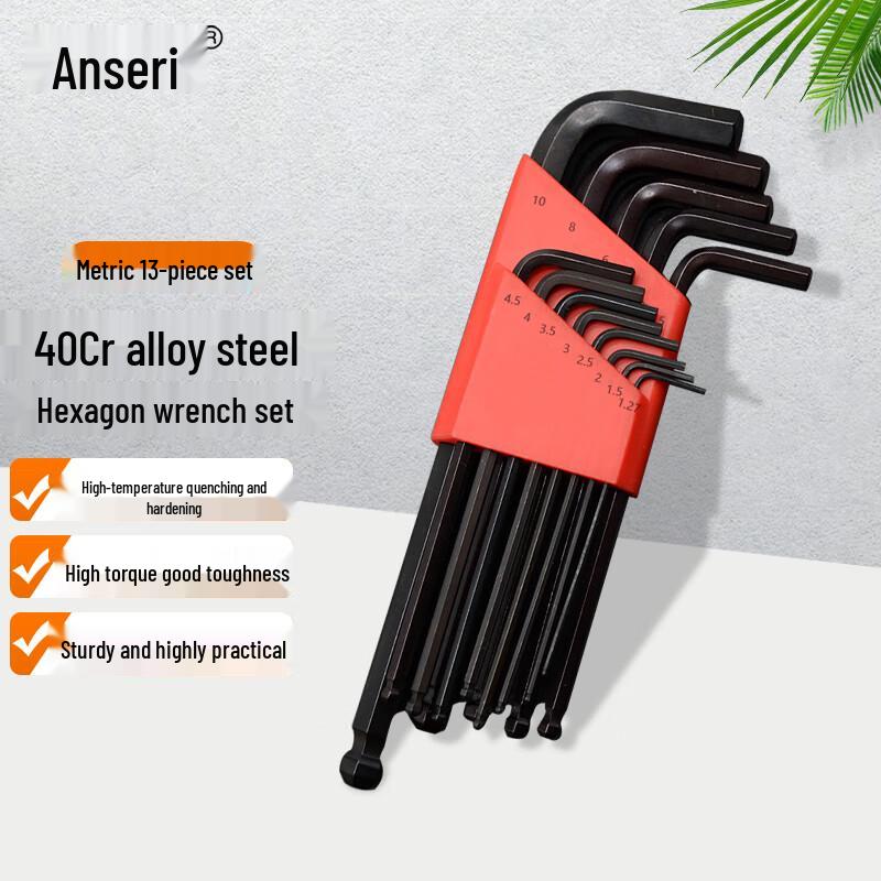 AccuSafe Extra Long Ball End Hex Key Set