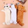 Cartoon Plush Pencil Case Plush Dog Pencil Bags For Kids Stationery Pencil Box