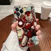 Ironman Marvel Iron Man Transparent Phone Case For iPhone 17 Pro Max 17E 11 12 13 14 15 16 Pro Max Plus 17 Air 16E XS Soft Cover