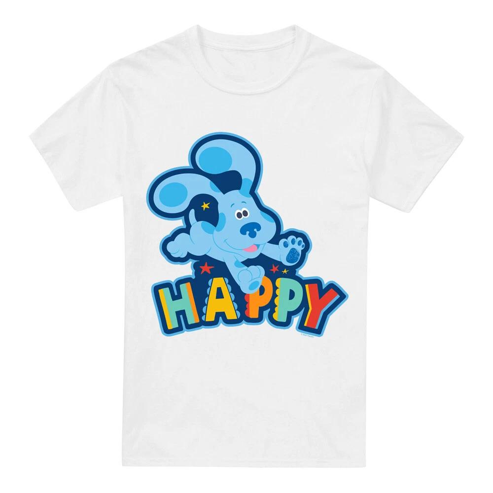 Blues Clues & You Happy Puppy 100% Cotton T-shirt Mens Tees Top S-2XL, White M