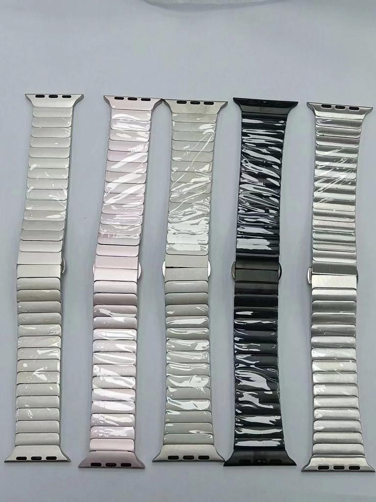 Metal Link Bracelet for Apple Watch Band 45mm 49mm 44mm 41mm 42mm 46mm Stainless Steel Belt iWatch Ultra 11 10 9 8 7 6 SE Strap