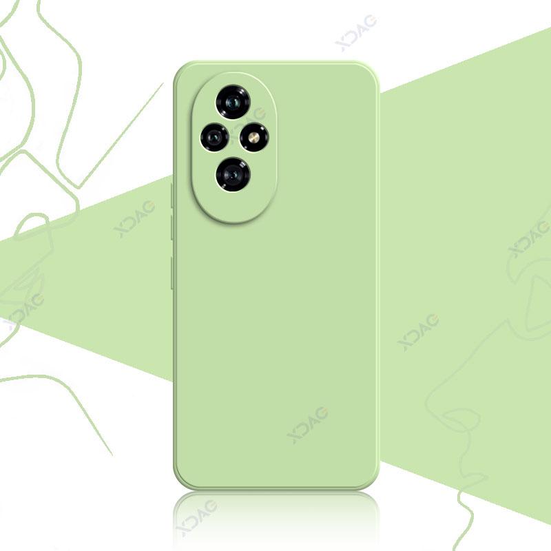 Mobile Phone Case for Honor 200 Pro Honor200 200Pro 5G 360 Soft Luxury Square Liquid Silicone Back Cover Waterproof Bag