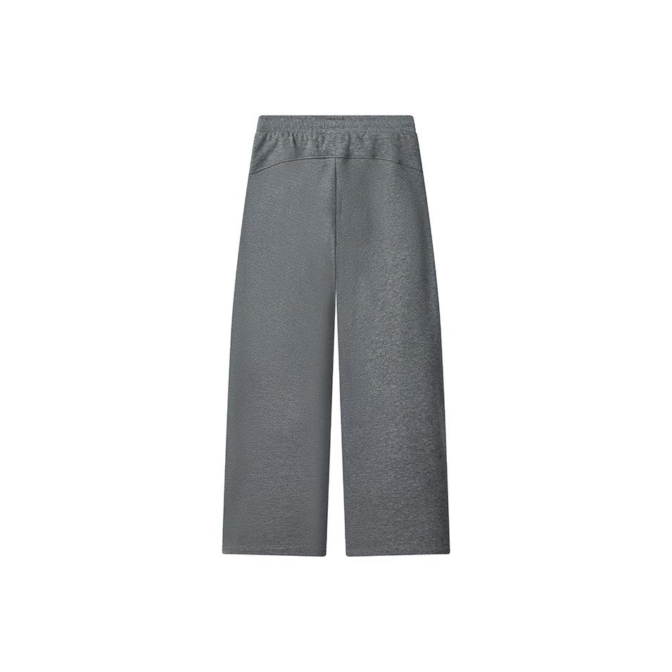 FILA White Casual Soft Comfortable Fleece Knit Straight Leg Pants Women bottoms F11W543604FMG