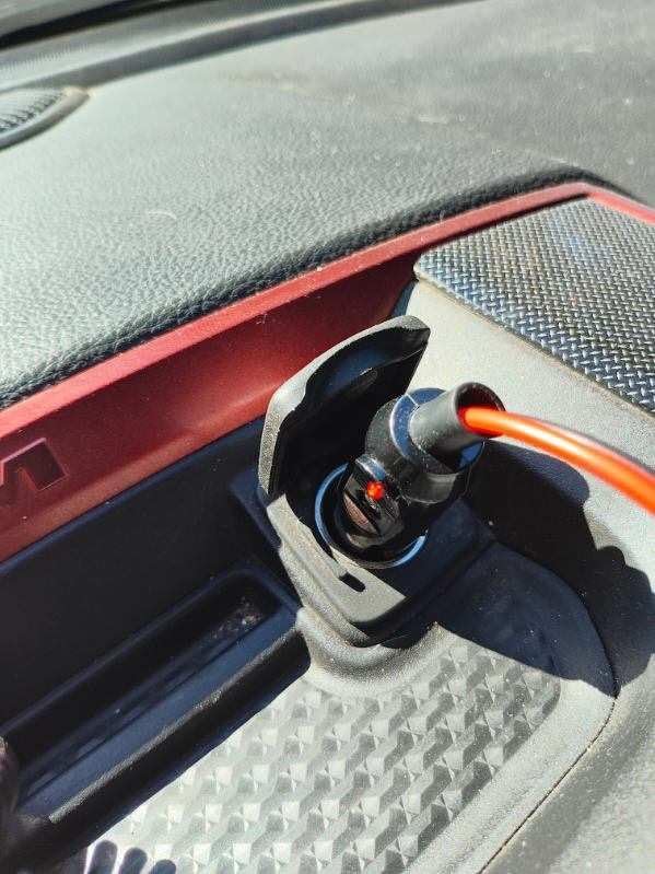 Outtag Cigarette Lighter Socket Extension Cable, 3.5M, /24V, Car Power Cord, Car Cigar Adapter,