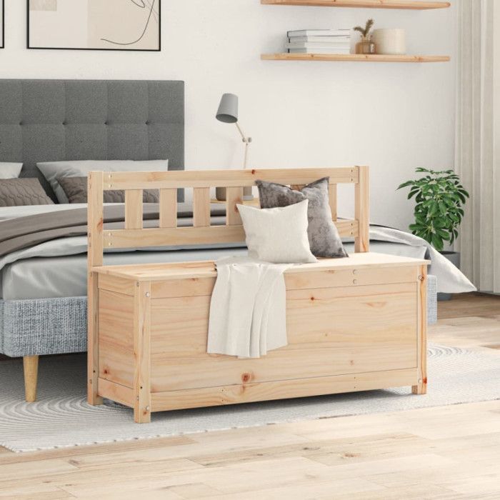 VidaXL Bench Seat for Living Room Entryway Bench Storage Bench Living Room Furniture Home Interior 110x41x76.5 Cm Wood 823554