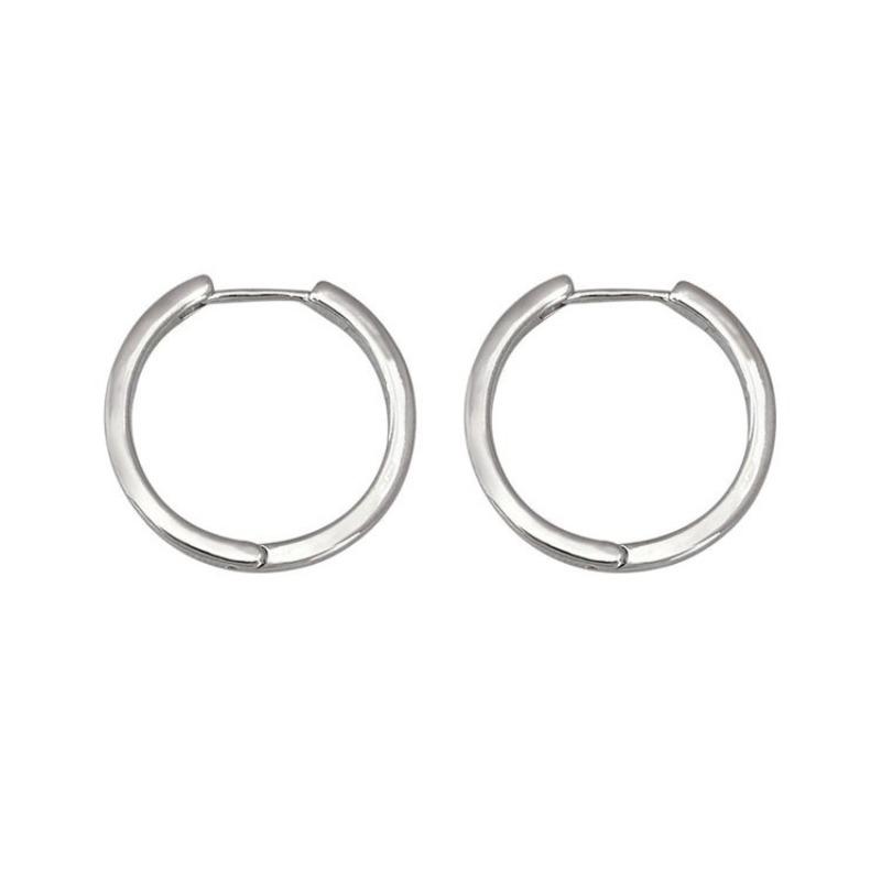 Cold and Elegant Style Hoop Earrings, High-end Circular Earrings, Simple Ear Hoops