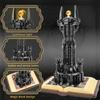 Creative Black Tower Magic Book Construction Blocks Book Expert Ideas Bricks Dark Tower Featuring Lights Assembly Boys Toy Designed For Children Gifts