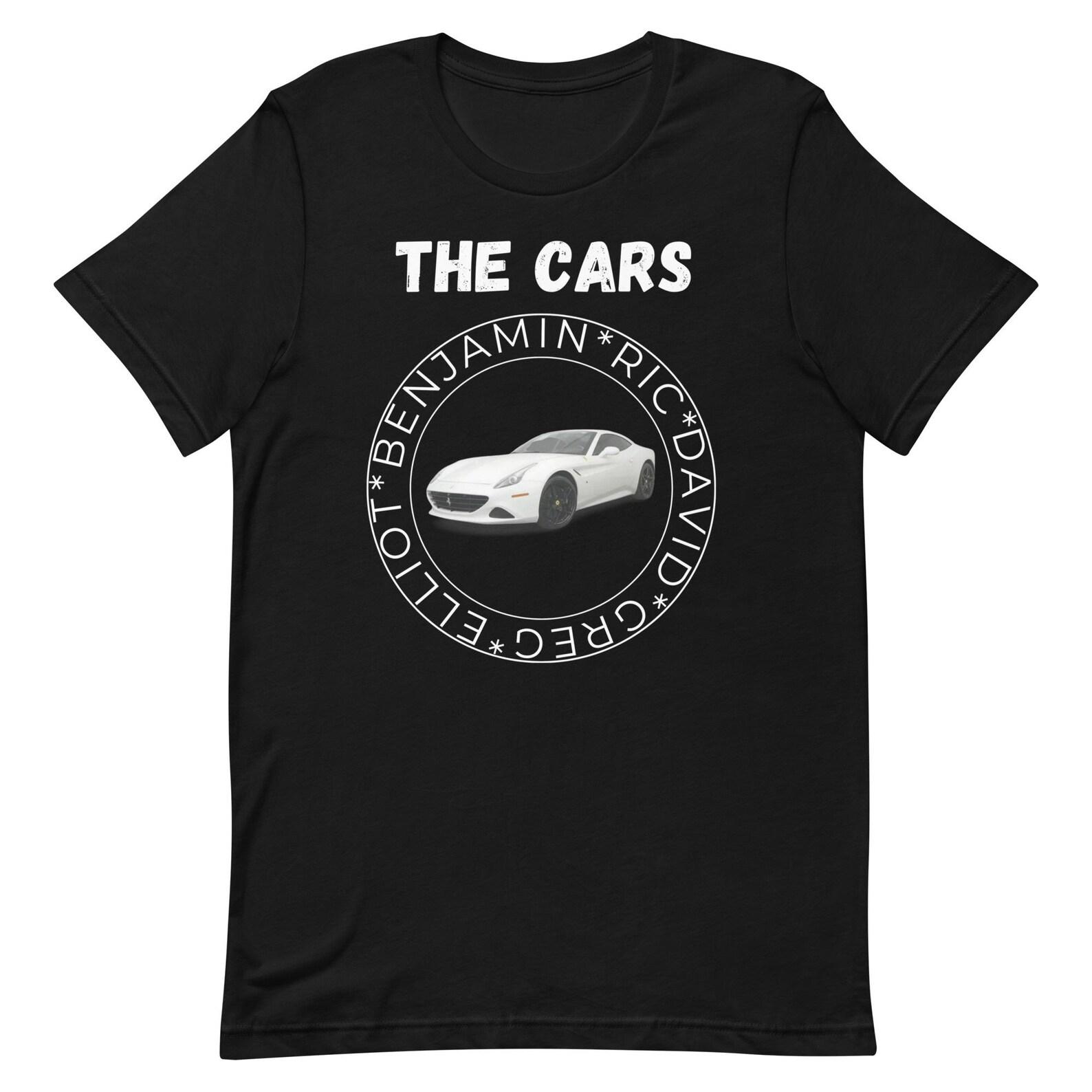 The Cars Circle Names T-shirt S