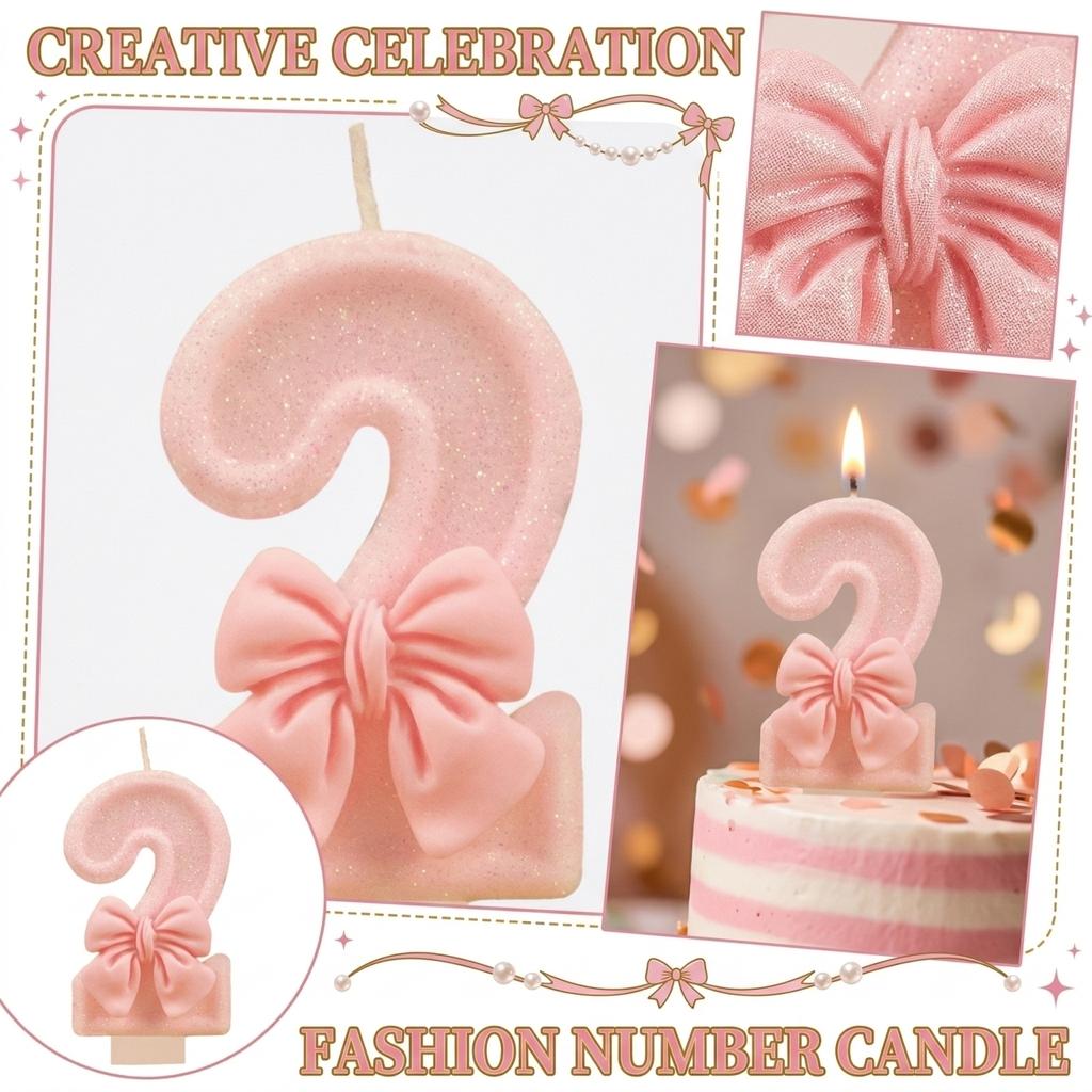 Fashion Cartoon Creative Birthday Candles Party Digital Candles