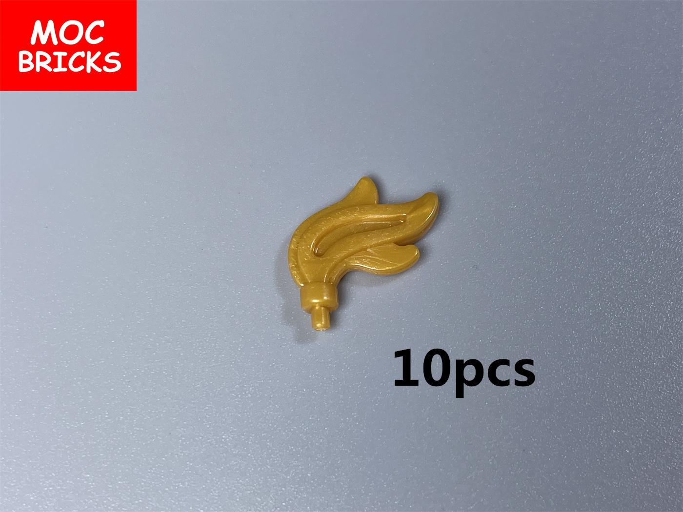 

MOC Bricks Flame Feather Fire 85959 6126 64647 Building Blocks Figure DIY Toys For Children Dolls Gifts