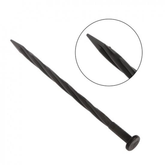 8 Inch Plastic Edging Nails Spiral Landscape Anchoring Spikes For Tent Garden