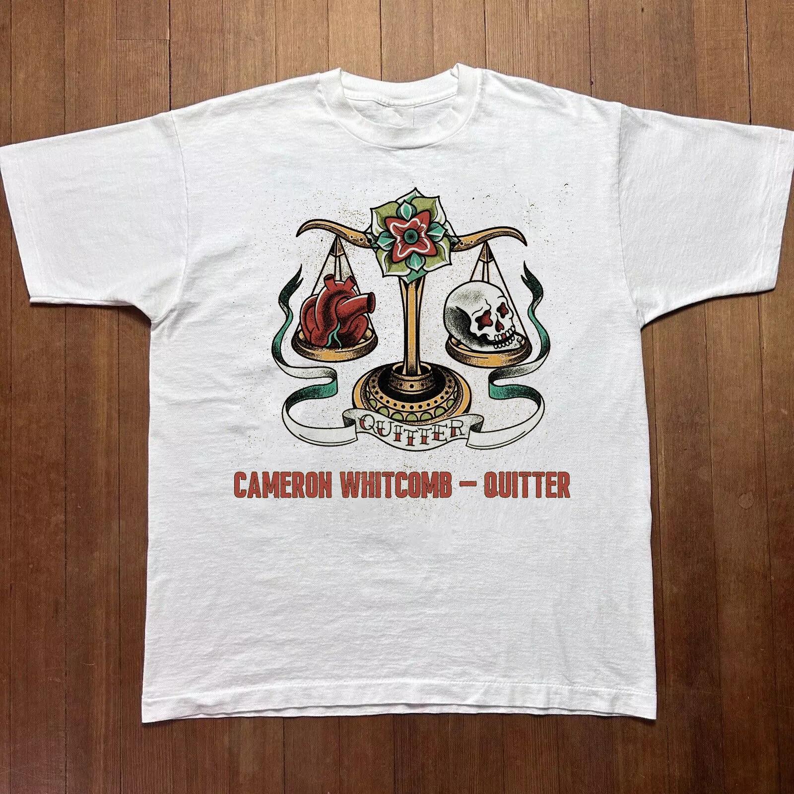 

Cameron Whitcomb Quiter Tour White Cotton T Shirt Mens Womens Tees Top Size S-4XL S