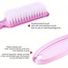 3pcs Nail Brush Cleaning Remove Dust Powder Plastic Cleaner for Acrylic UV Gel Nails Art Manicure Nail Care Accessories