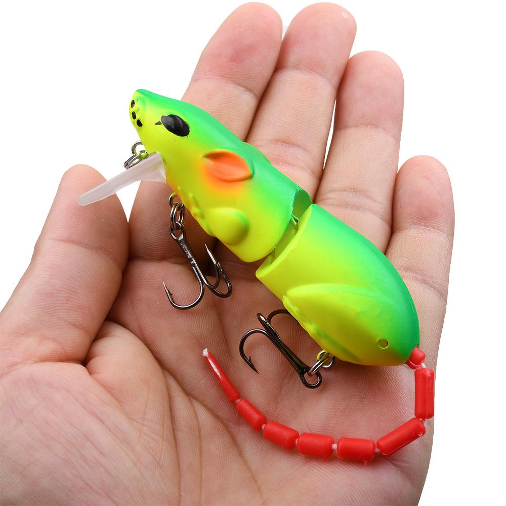 15,5g/15,5cm Bionischer Gelenk-Wobbler - Weitwurf-Maus und Asp-Imitation 9008