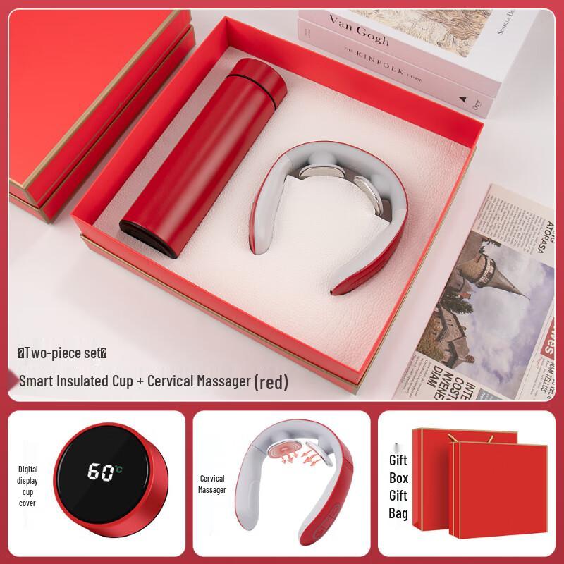 Shengbei Insulated Mug & Neck Massager Gift Set