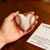 Softball Motivational Pocket-Hugs with Cards Softball Pocket Hug Heart Shaped Baseball Pocket for Family Friend & Loved One