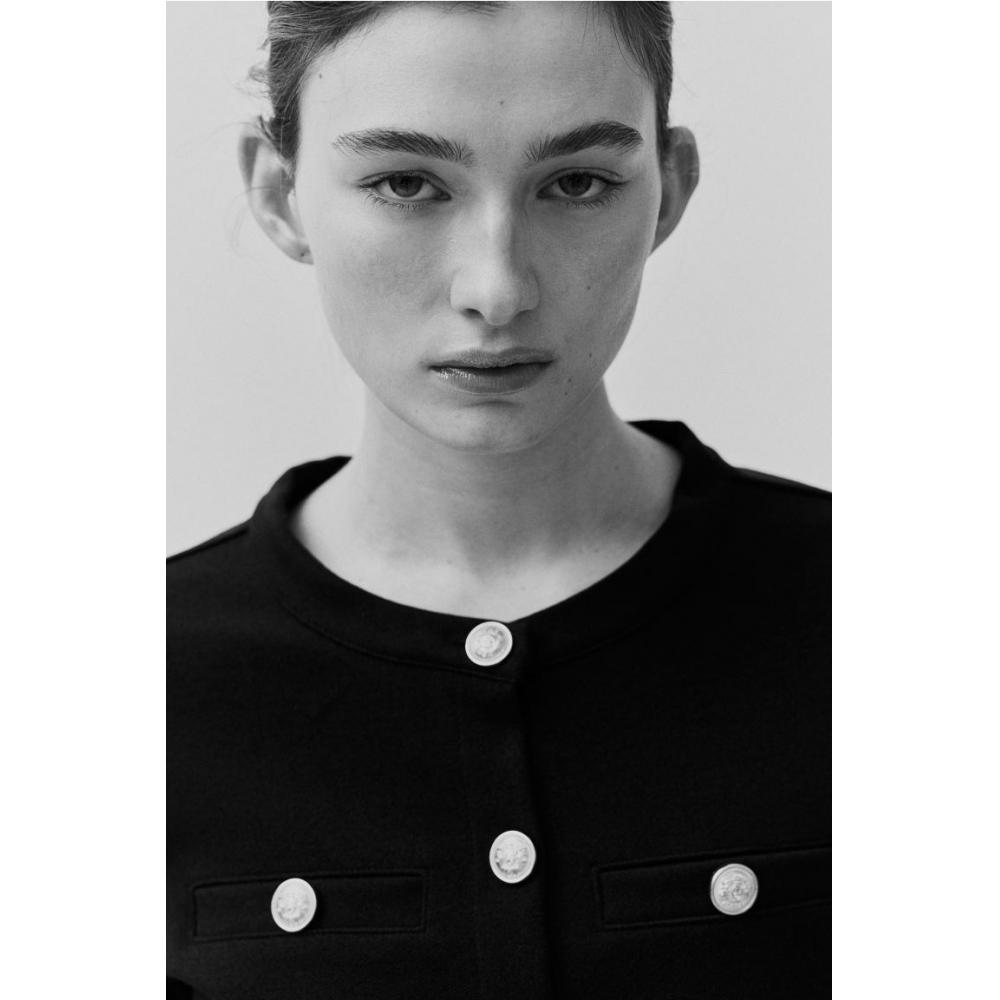 

Текстурный кардиган HM Темно-синий