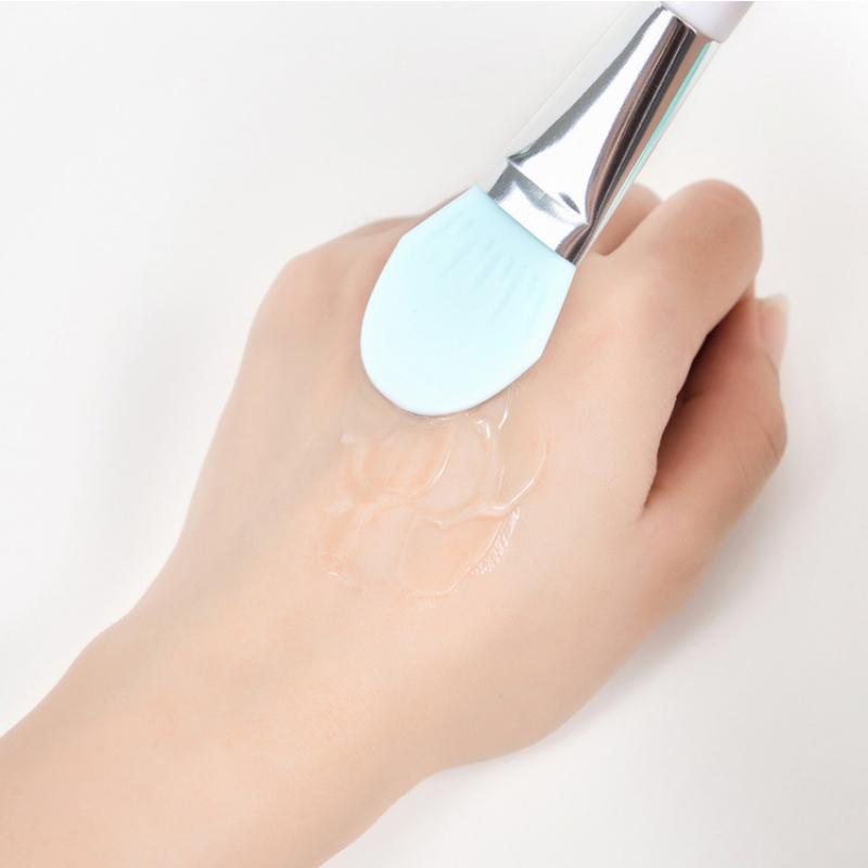 Double Head Silicone Mask Brush Soft Head Apply Mud Film with DIY Mask Brush
