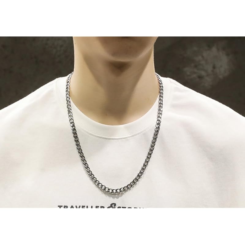 [EASTEMPO] t-shirt men's spring long sleeve Fashionable cotton Plain color casual Relaxing large size (JP, alphabet, 3XL, white)