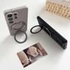 Simple Matte Dot Texture Mobile Phone Case for SamSung Galaxy S26 Ultra S25 A57 A56 Ring Stand Holder Skin Feel Protection Cover