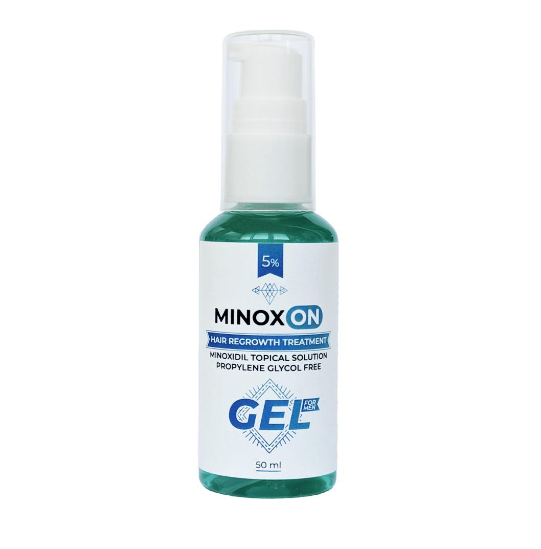 

Гель для росту волосся без пропіленгліколю Gel Minoxidil 5% Minoxon 50 мл
