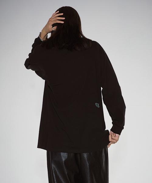 Ichidipeo Blur Heart Long Sleeve_Black