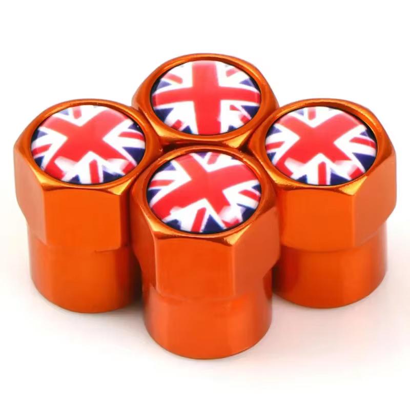 4 st Bilhjul Däckventil Stam Luftventilkåpor För MINI COOPER S JCW F56 F55 F60 R55 R56 R58 R60 R61 Auto Exteriörtillbehör