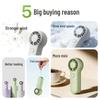 Portable USB Rechargeable Mini Fan for Students and Office