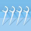 FAWNMUM Round Thread Ultra-fine Dental Floss Picks