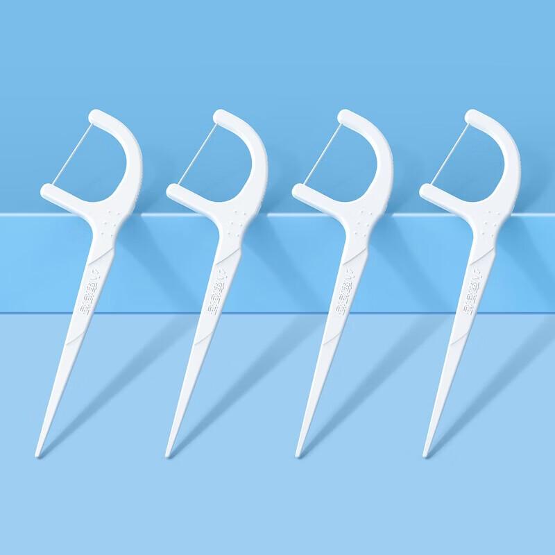 FAWNMUM Round Thread Ultra-fine Dental Floss Picks