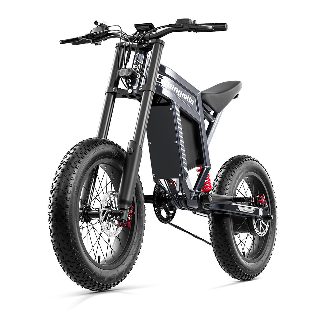 Shengmilo S900 All-Terrain 1500W Motor Electric Bicycle 60V30Ah Battery 20 Inch Fat Tires High-Performance E-Mountain Bike