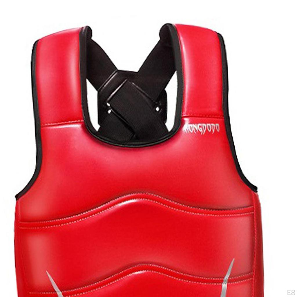 Protection Karate Chest Protector Comfortable Elastic Rib Shield Vest for Home Gym Muay Thai