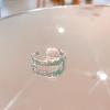 Mint Green High-End Women's Adjustable Knuckle Ring