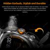 2025 New Smart Watch TWS Headset 2 In 1 AMOLED Wireless Headset Bluetooth Call Outdoor Sport Music Health Monitor Smartwatch Men