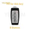 8 Buttons New Style Tpu For Hyundai Genesis G80 Gv70 Gv80   -  Car Key Cover Case Remote Key Holder Auto Accessories