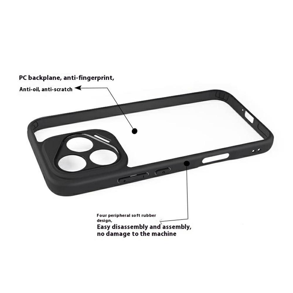 For Honor 400 Lite 5G Case Shockproof PC + TPU Clear Back Phone Cover