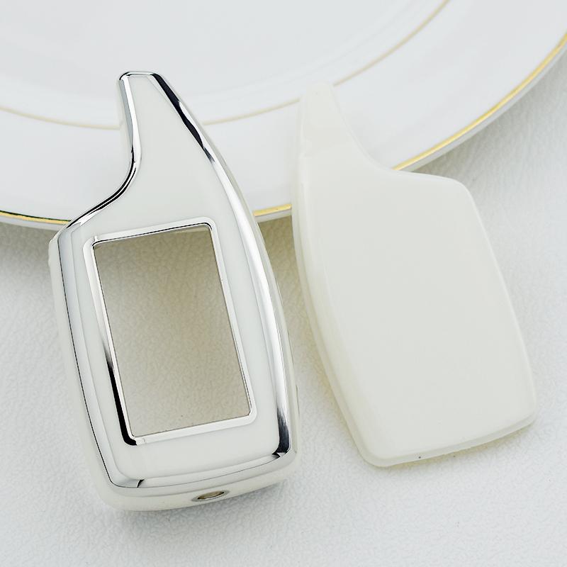 Étui de télécommande en TPU à 4 boutons pour M5/6/9 Scher-khan Magicar 5 pour Alarme de Voiture Bidirectionnelle Lcd 2015 Étui Couvercle de Clé