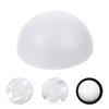 15Pcs White Foam Semicircle Balls 9Cm DIY Craft Painting Flower Arrangement Christmas Decoration Supplies Half Ball