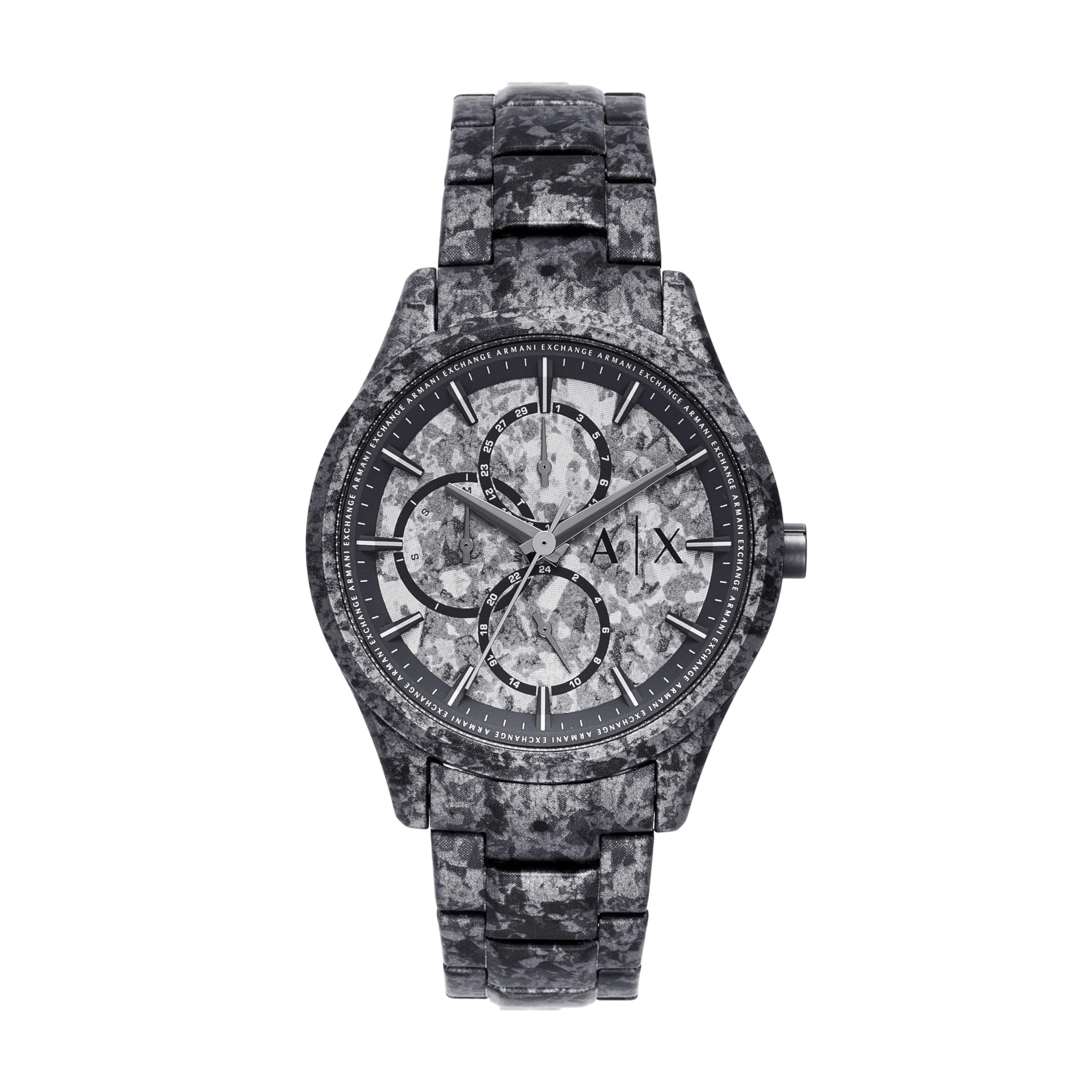 

Armani Exchange Men s Multifunction Gunmetal Stainless Steel Watch, AX1885