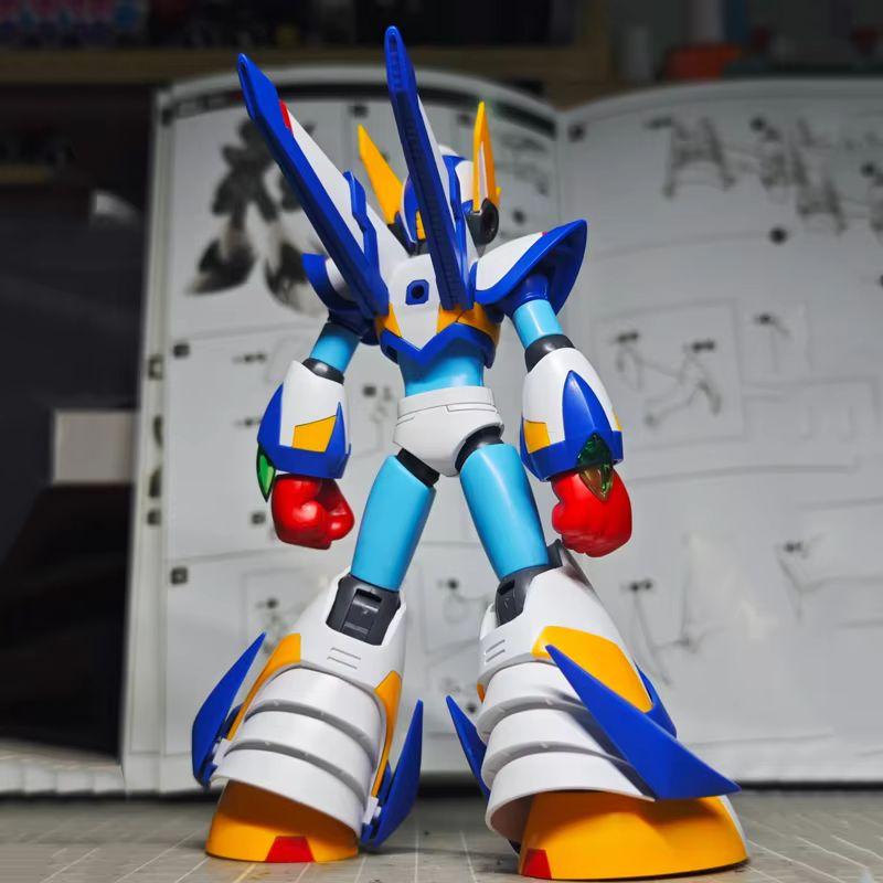 KP701 SS Model KO RockMan X Falcon Armor Action Model Megaman X5 Anime Figures Mega Man Assembly Figure Kit Birthday Gift Premium Quality