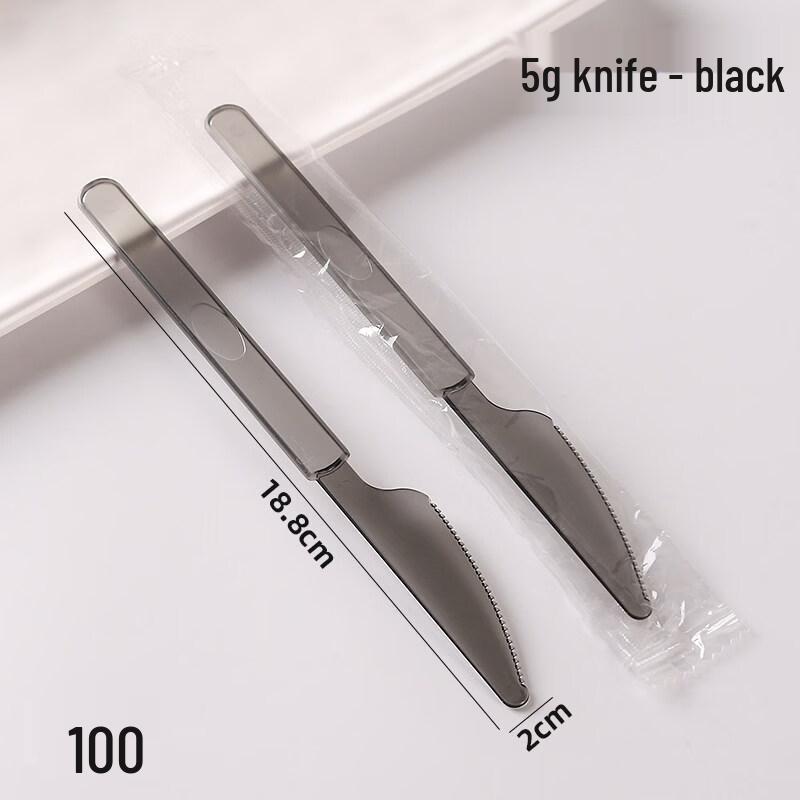 Disposable Plastic Spoon and Fork Set